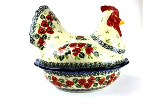 D43 Bunzlau Kip - Dekschaal 2537X Kip - dekschalen